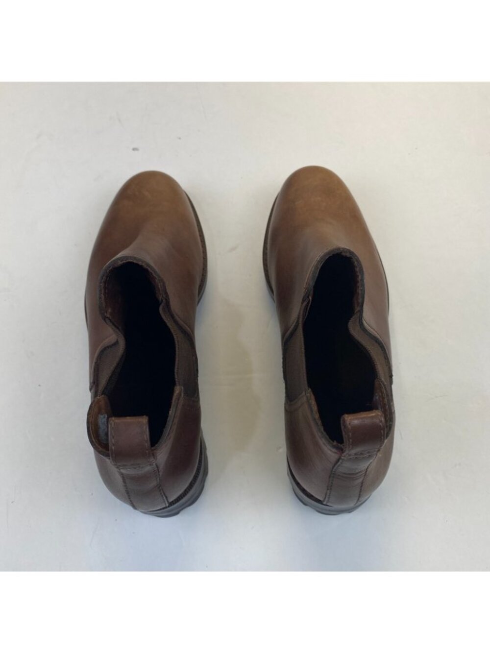 Polo Ralph Lauren Boots Brown Leather Woman's Size 5.5 B Pull On - Picture 9 of 11